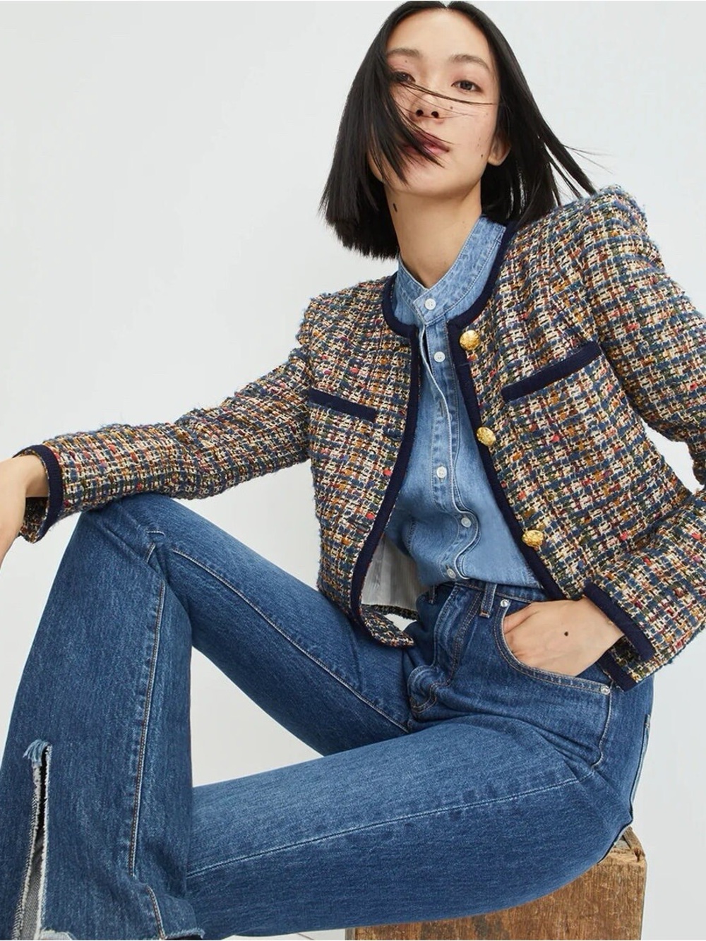 Veronica Beard Lars Tweed Jacket